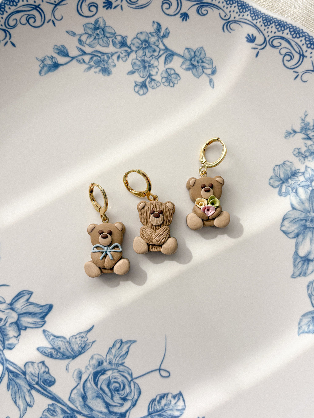 Bear Charm Earrings