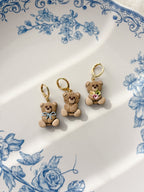 Bear Charm Earrings