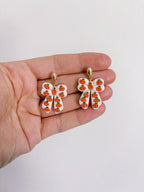 Pumpkin Bow Earrings