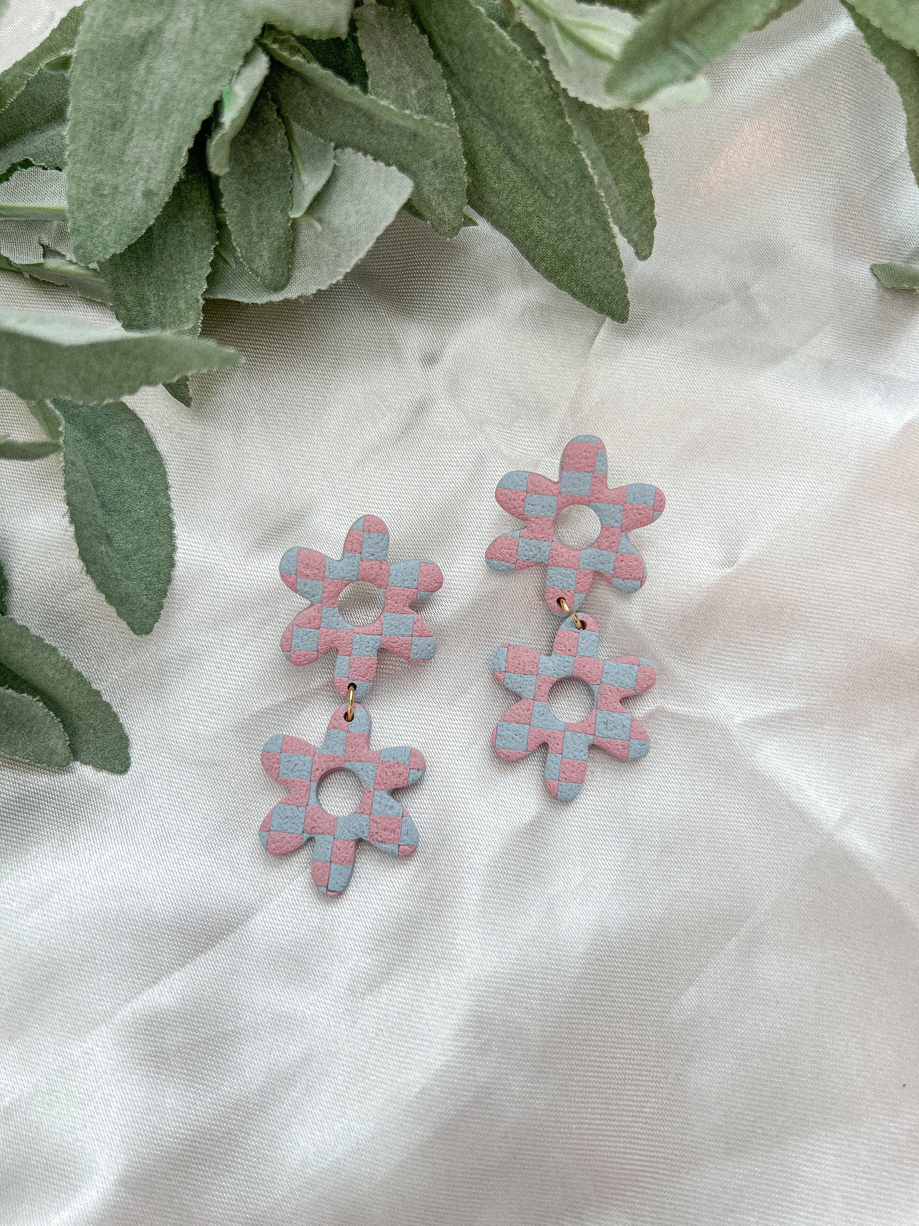 Double Flower Earrings