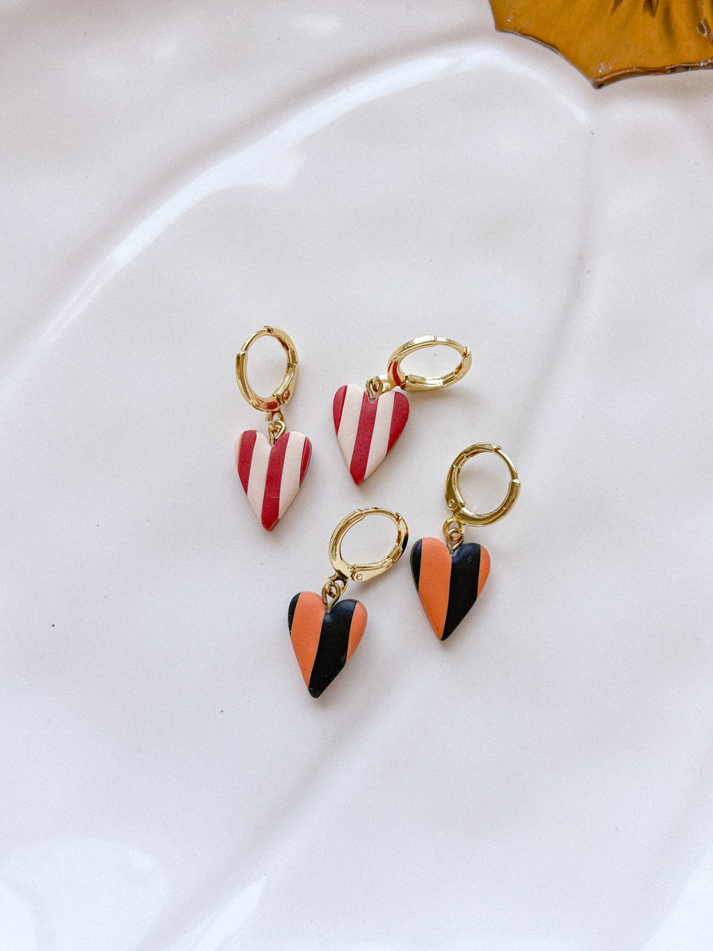 Heart Charm Earrings