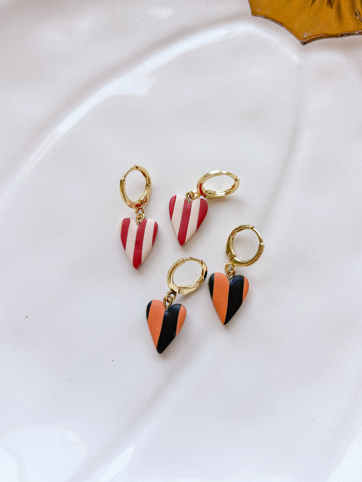 Heart Charm Earrings