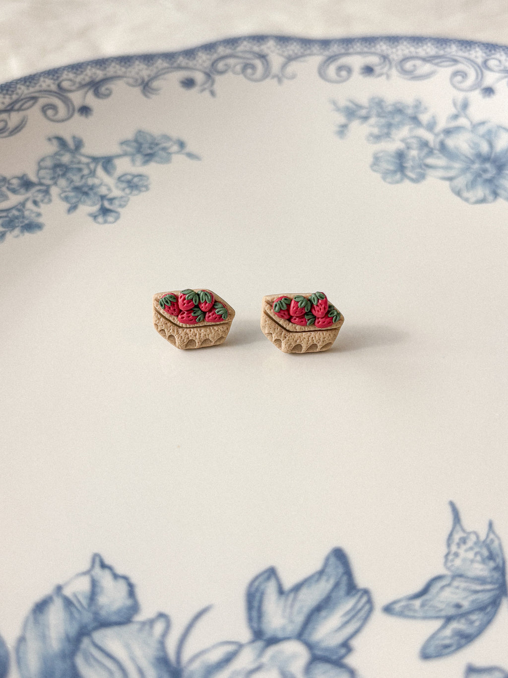 Fruit Container Stud Earrings