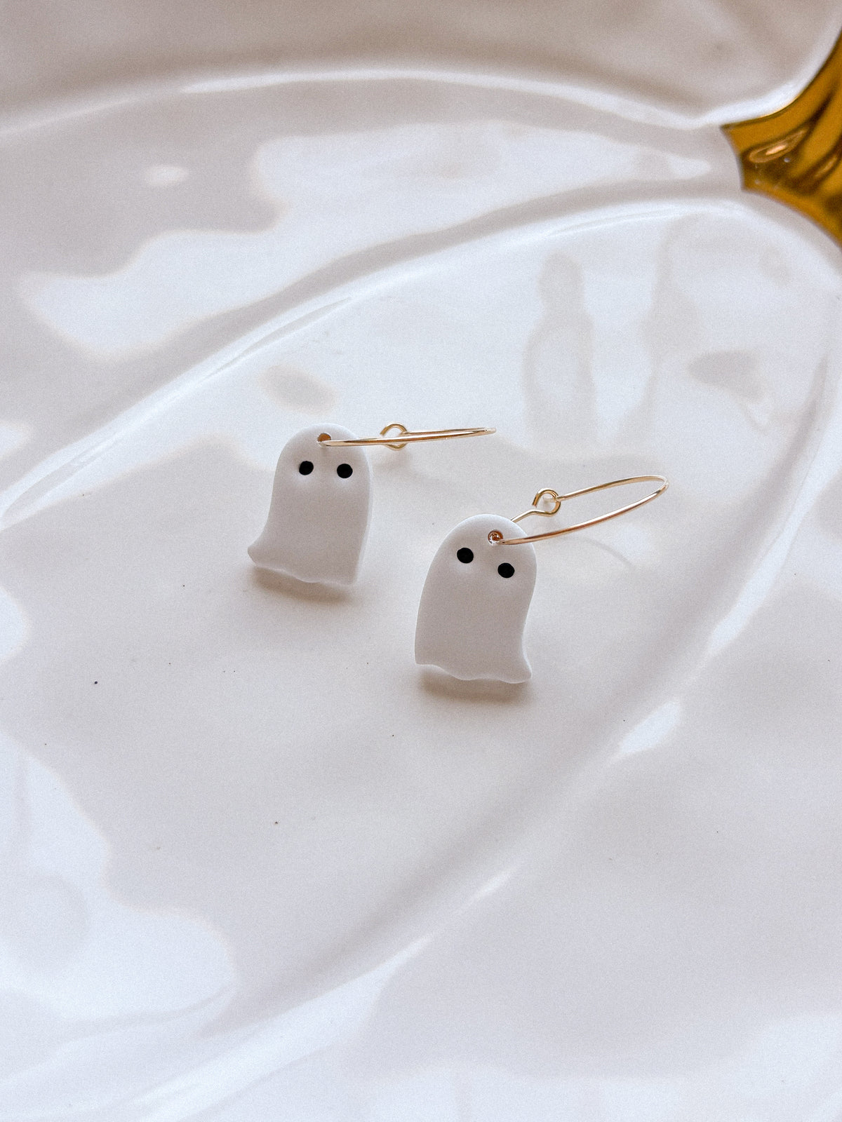 Hoop Ghost Earrings