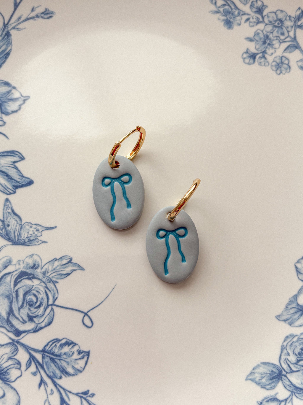 Bow Pendant Earrings