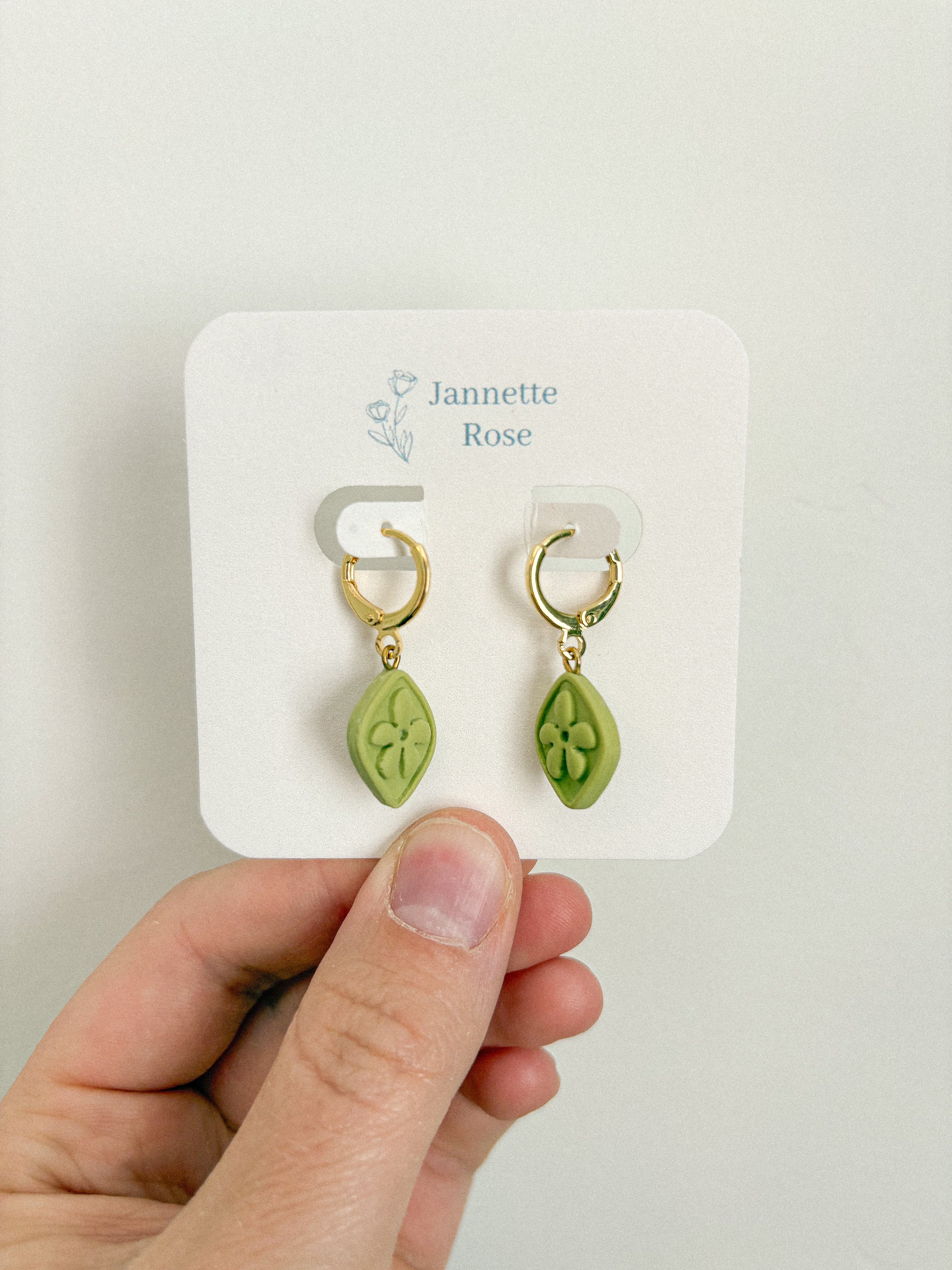 Groovy Flower Charm Earrings