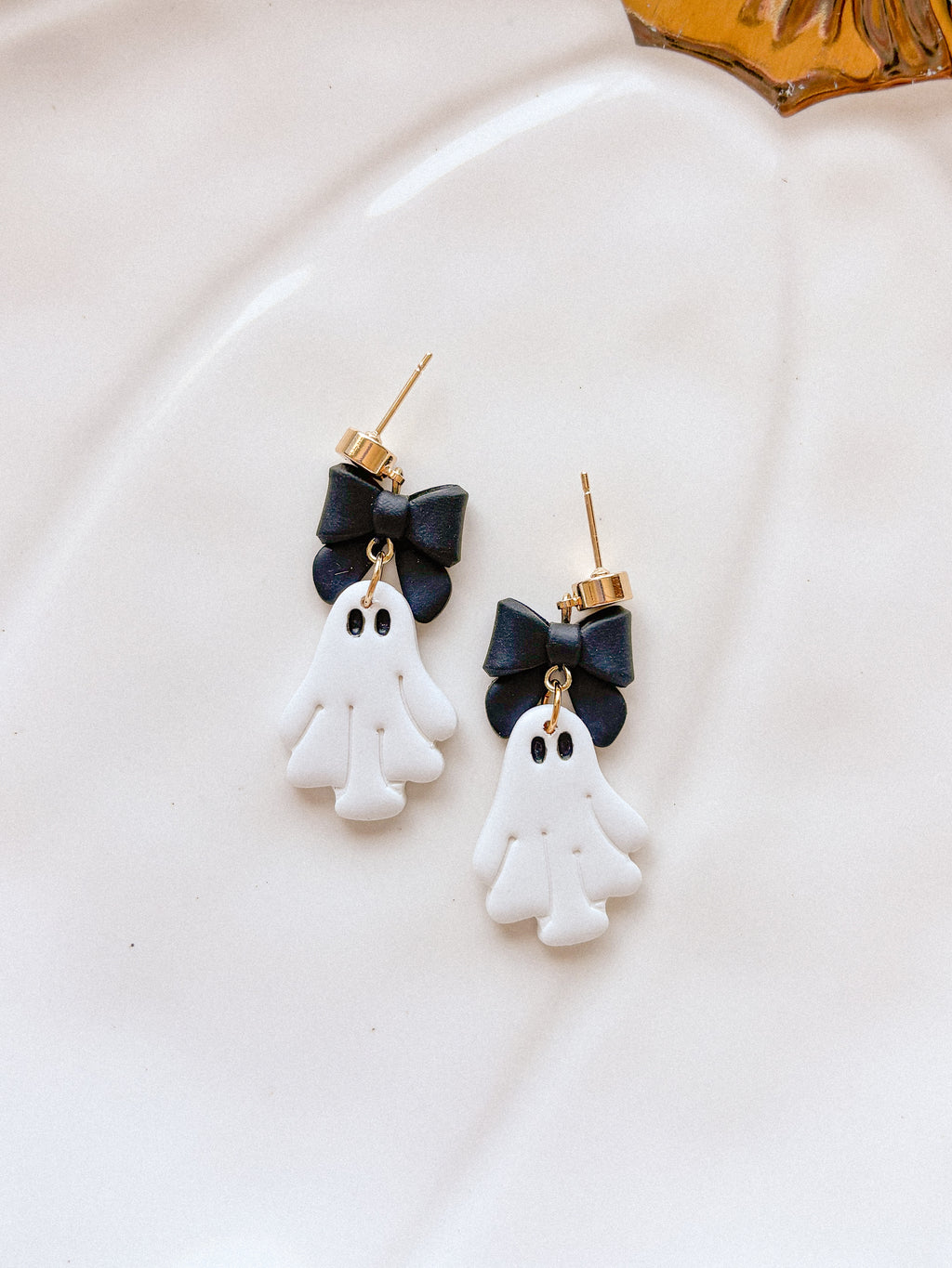 Bow Ghost Earrings