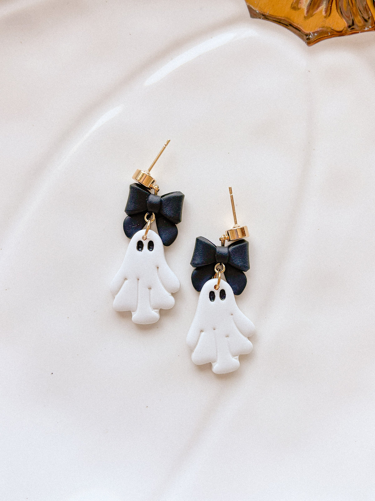 Bow Ghost Earrings