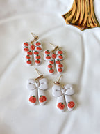 Pumpkin Bow Earrings