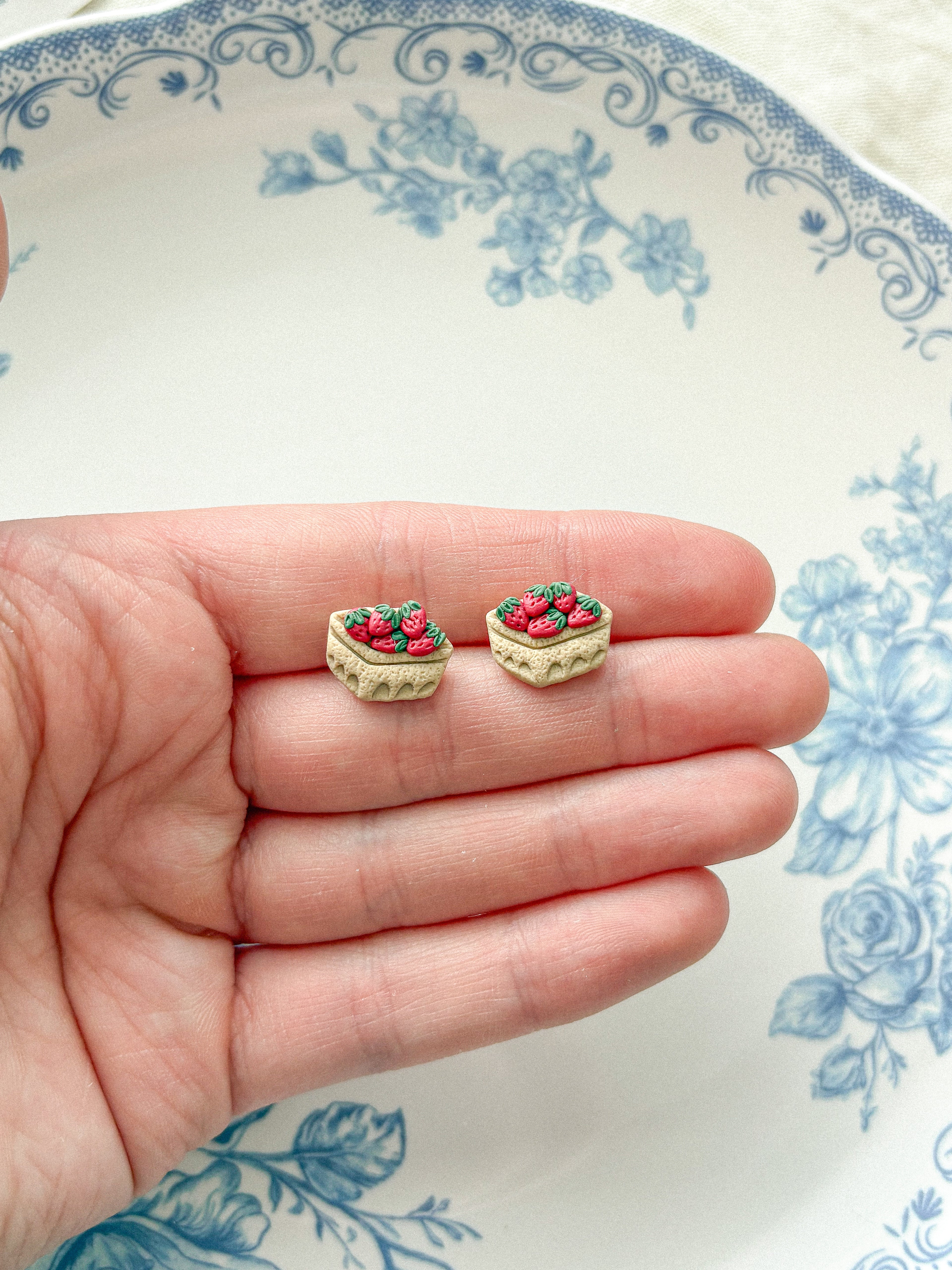 Fruit Container Stud Earrings
