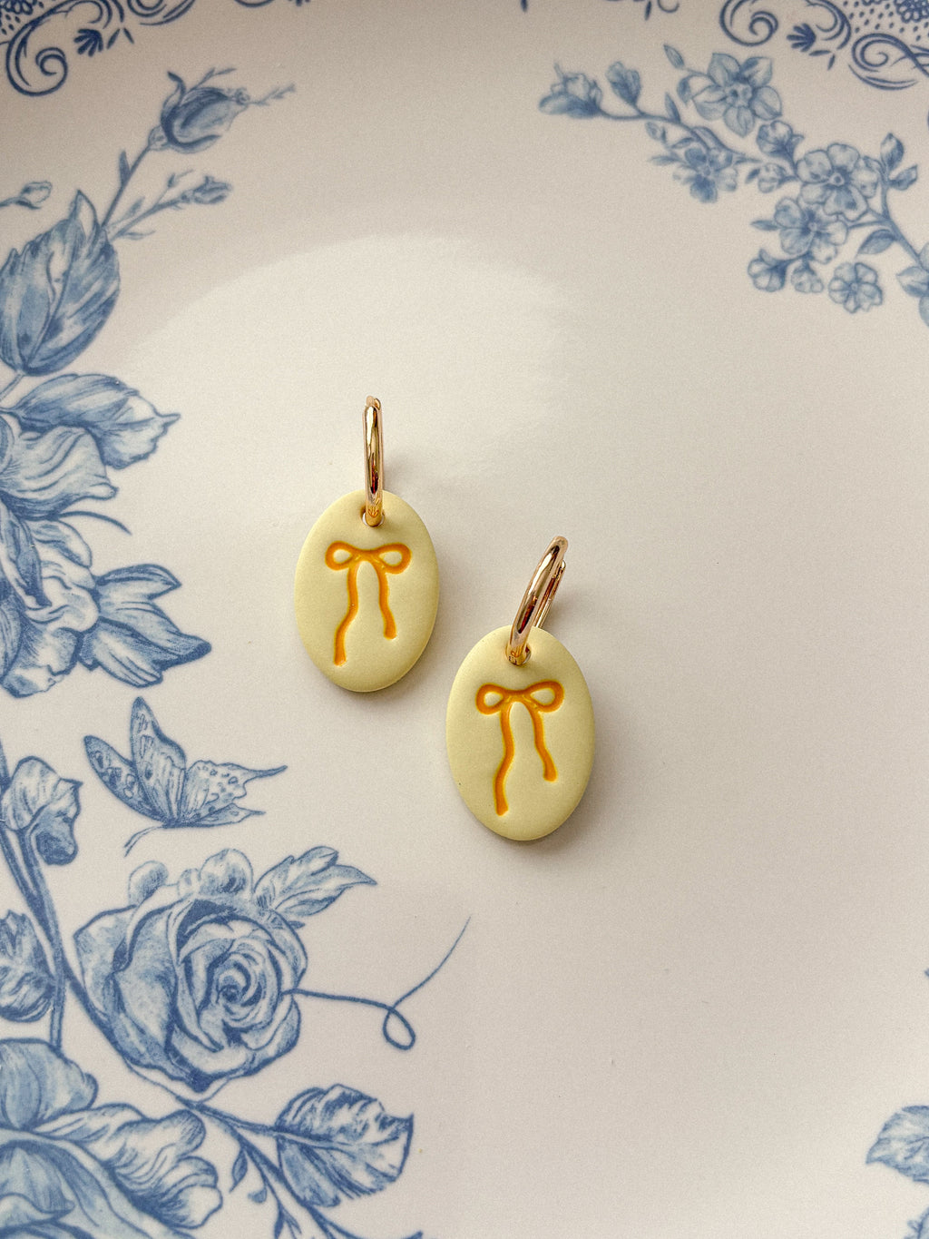 Bow Pendant Earrings