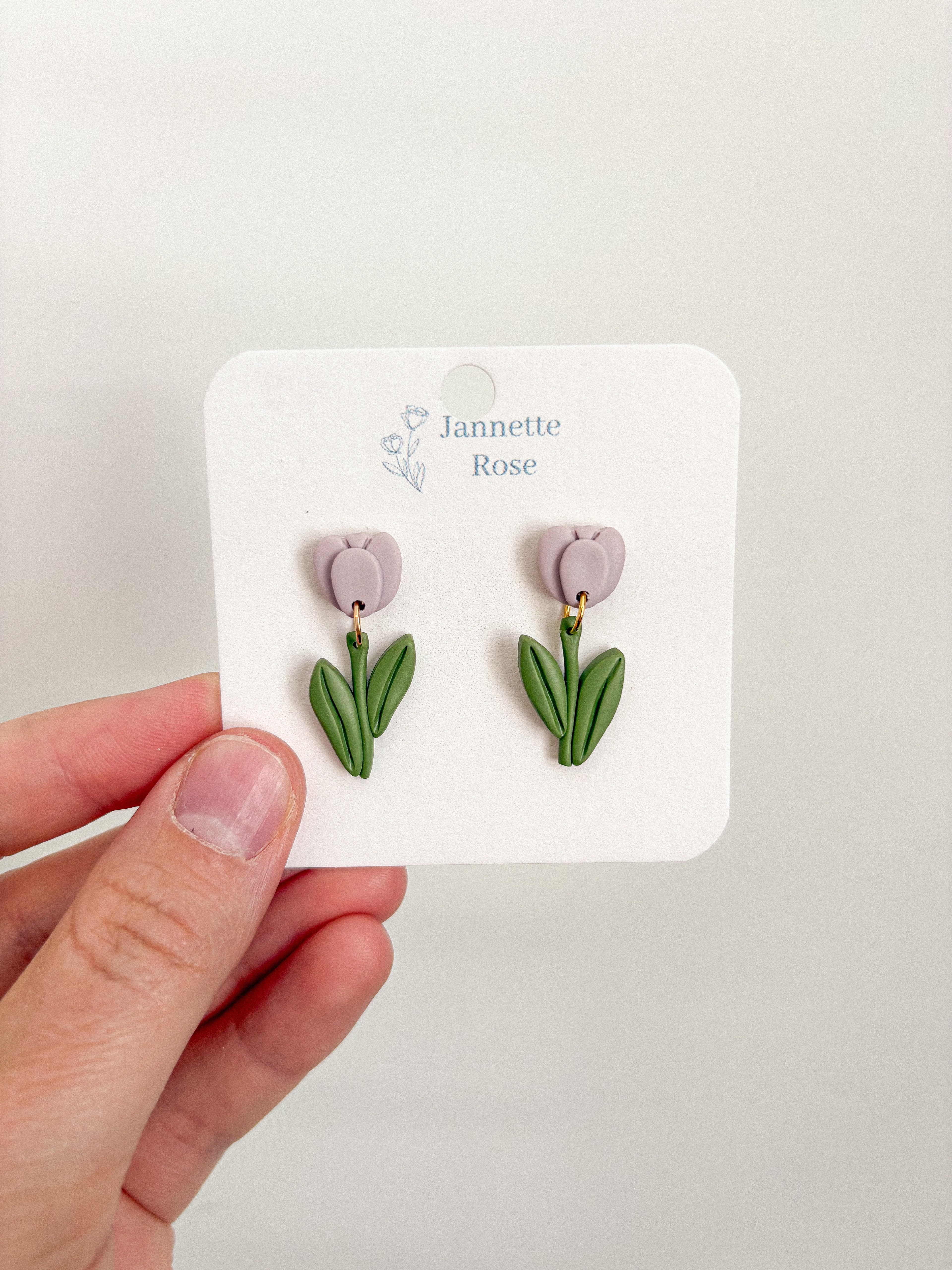 Tulip Post Earrings