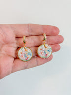 Wildflower Circle Earrings