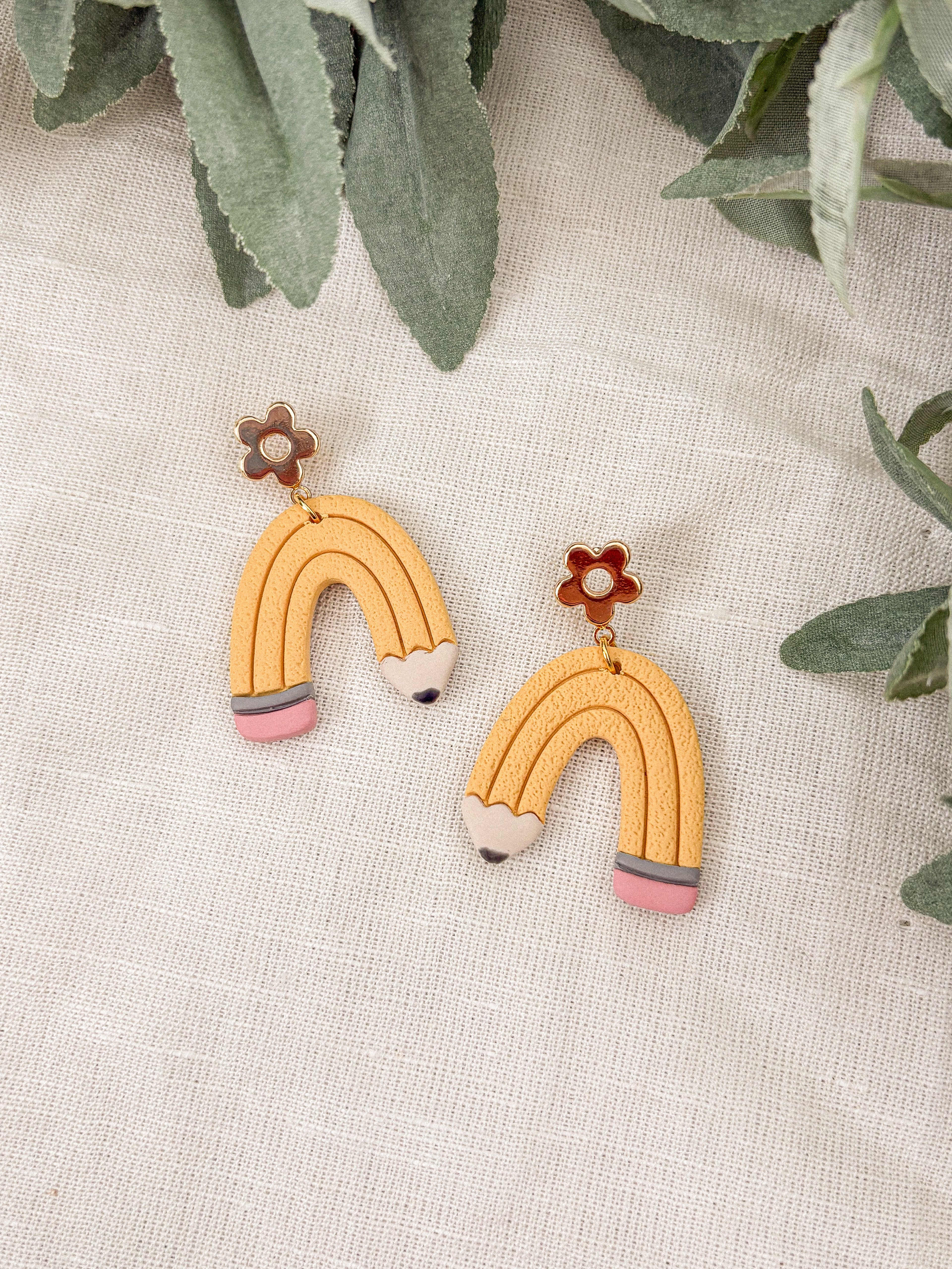 Pencil Arch Earrings