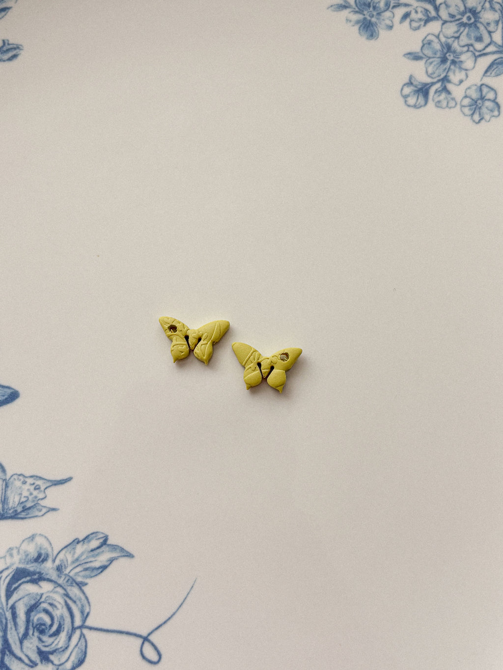 Mini Butterfly Hoop Earrings