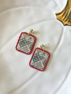 Fall Patchwork Earrings