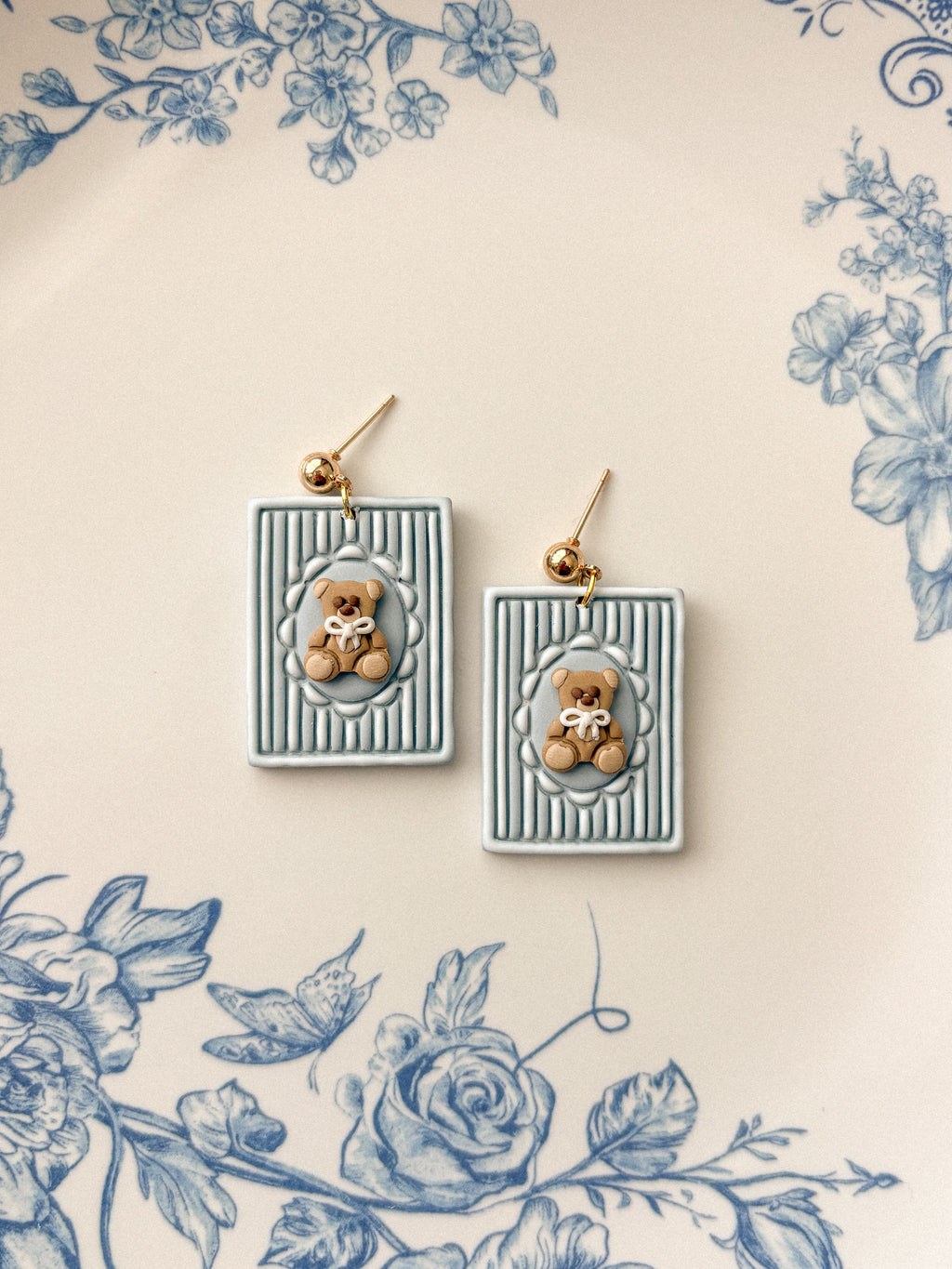 Bear Frame Earrings