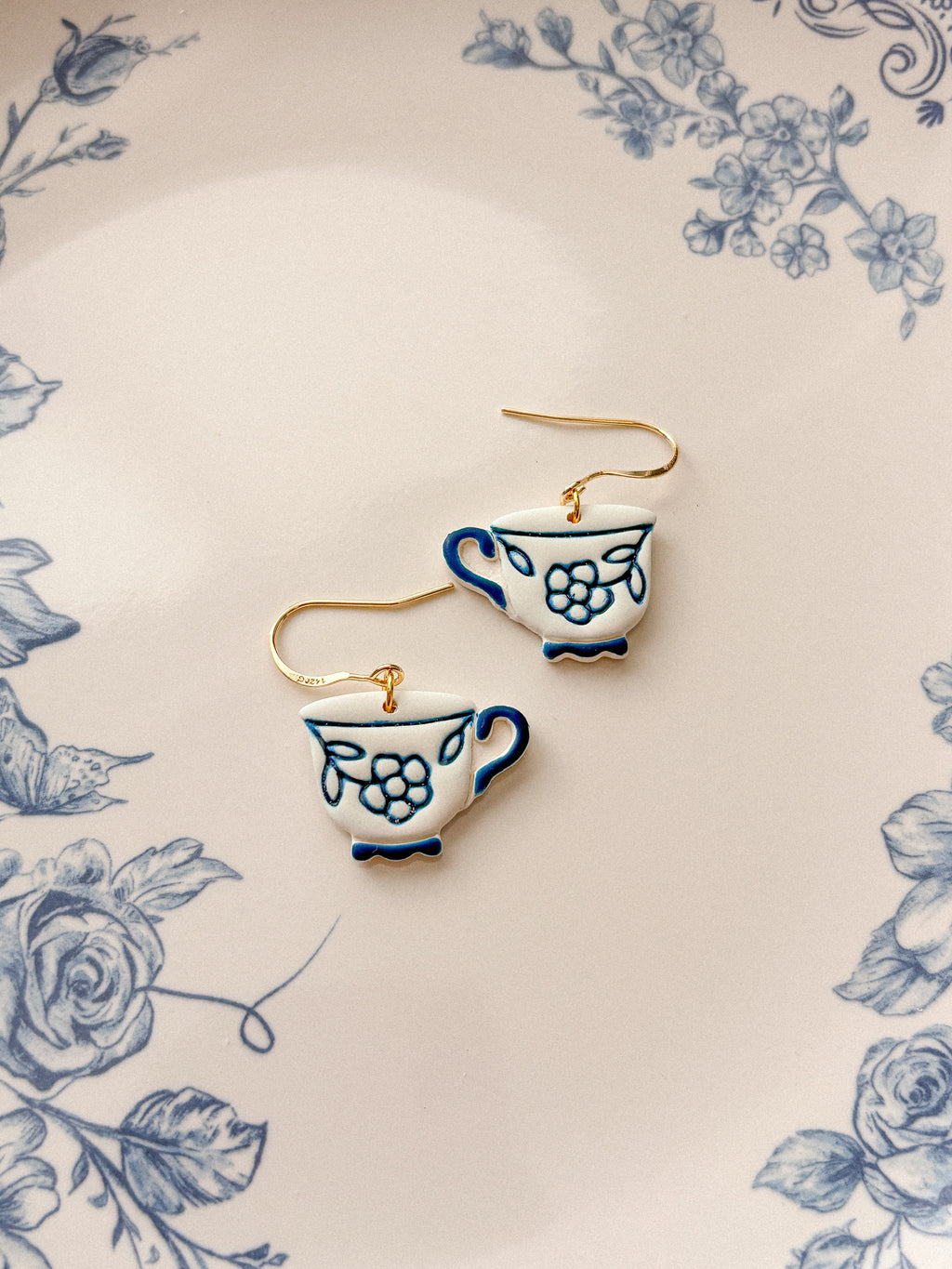 Teacup Earrings