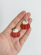 Stacked Pumpkin Earrings