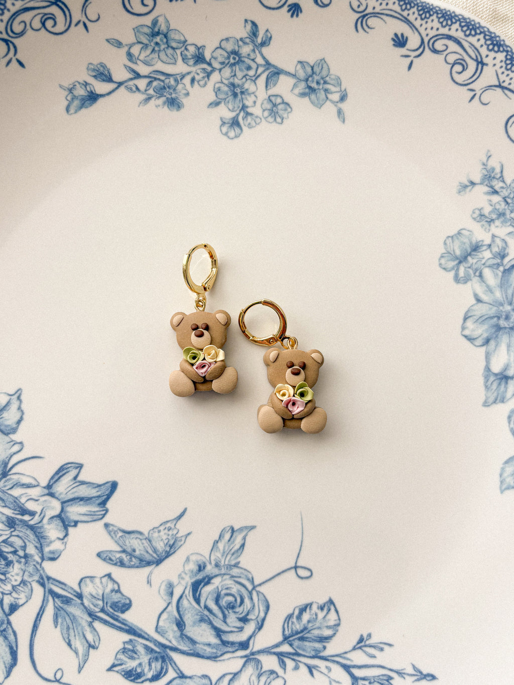 Bear Charm Earrings