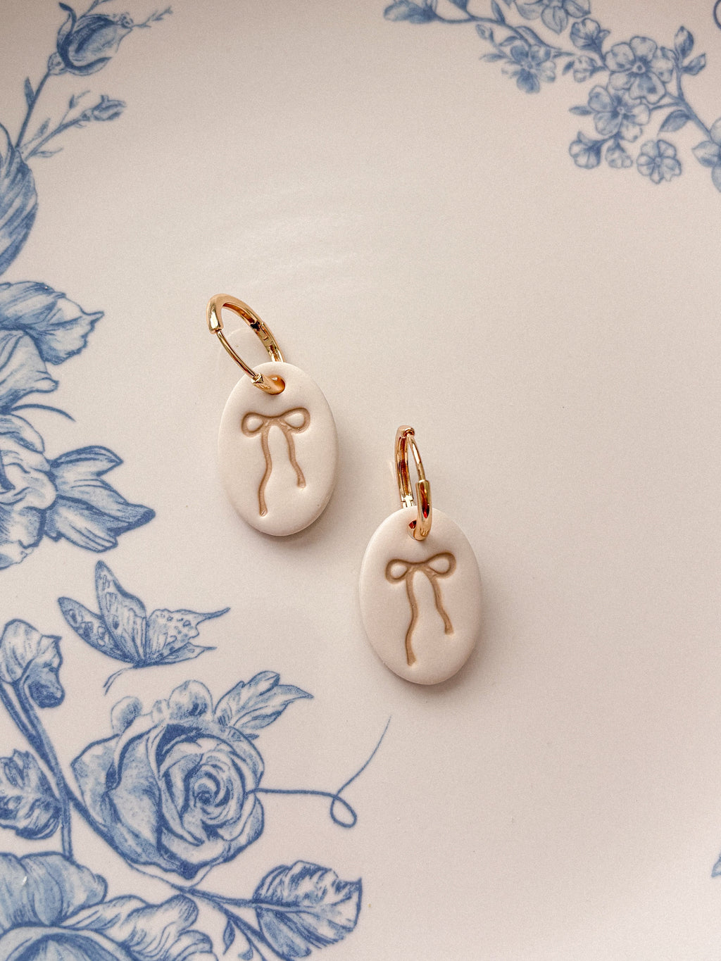 Bow Pendant Earrings