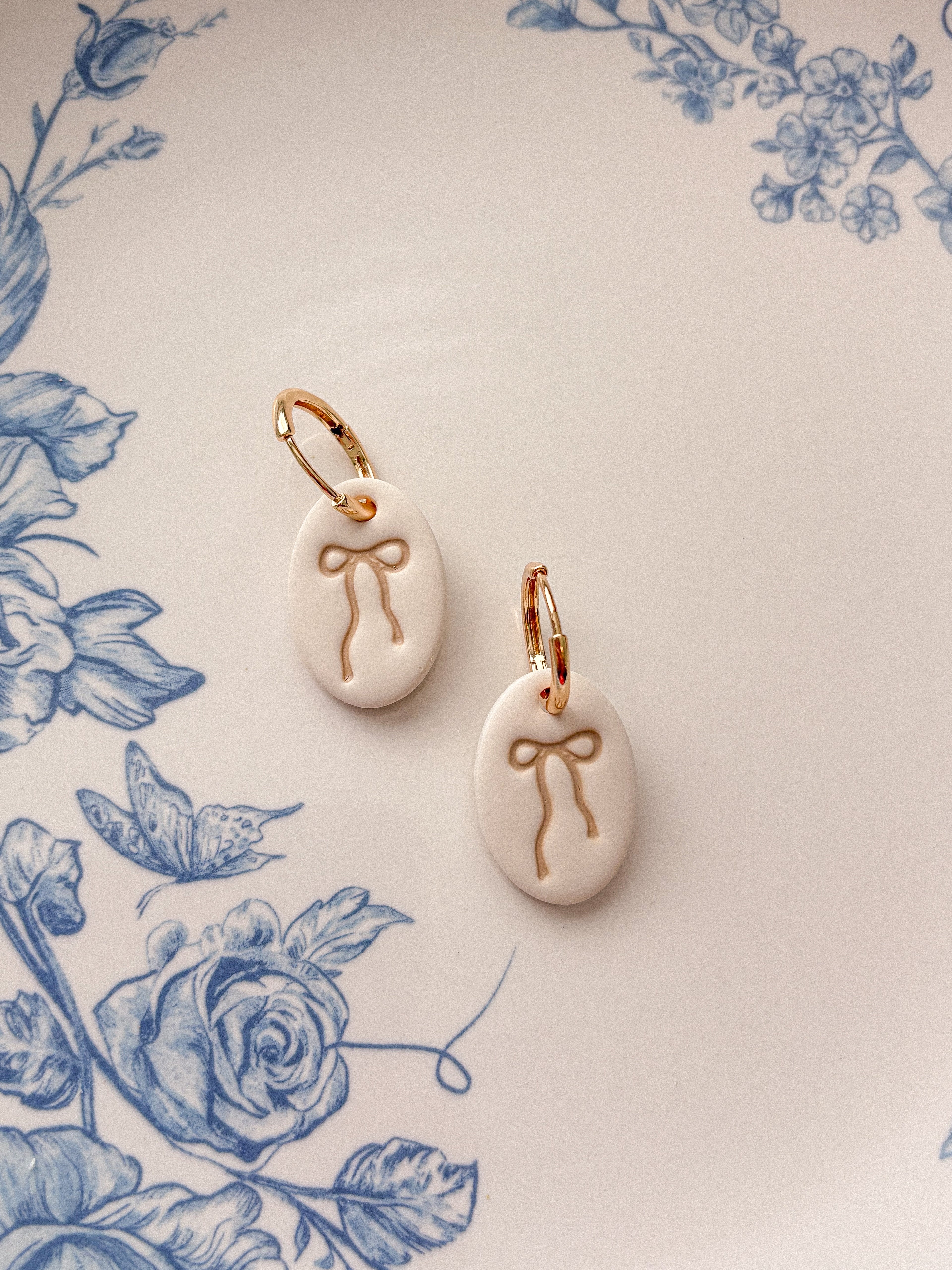 Bow Pendant Earrings