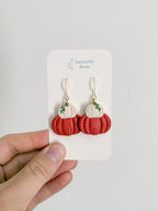 Stacked Pumpkin Earrings