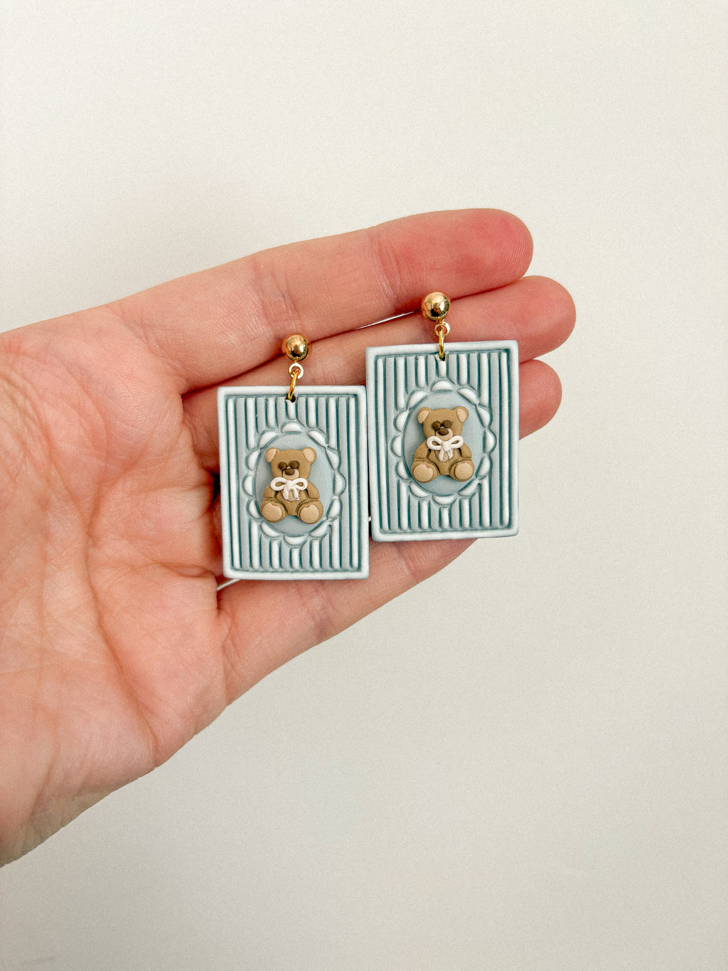Bear Frame Earrings