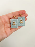 Bear Frame Earrings