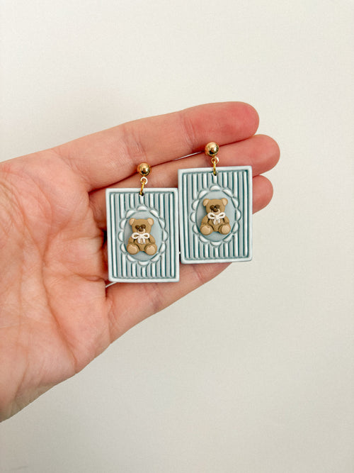 Bear Frame Earrings