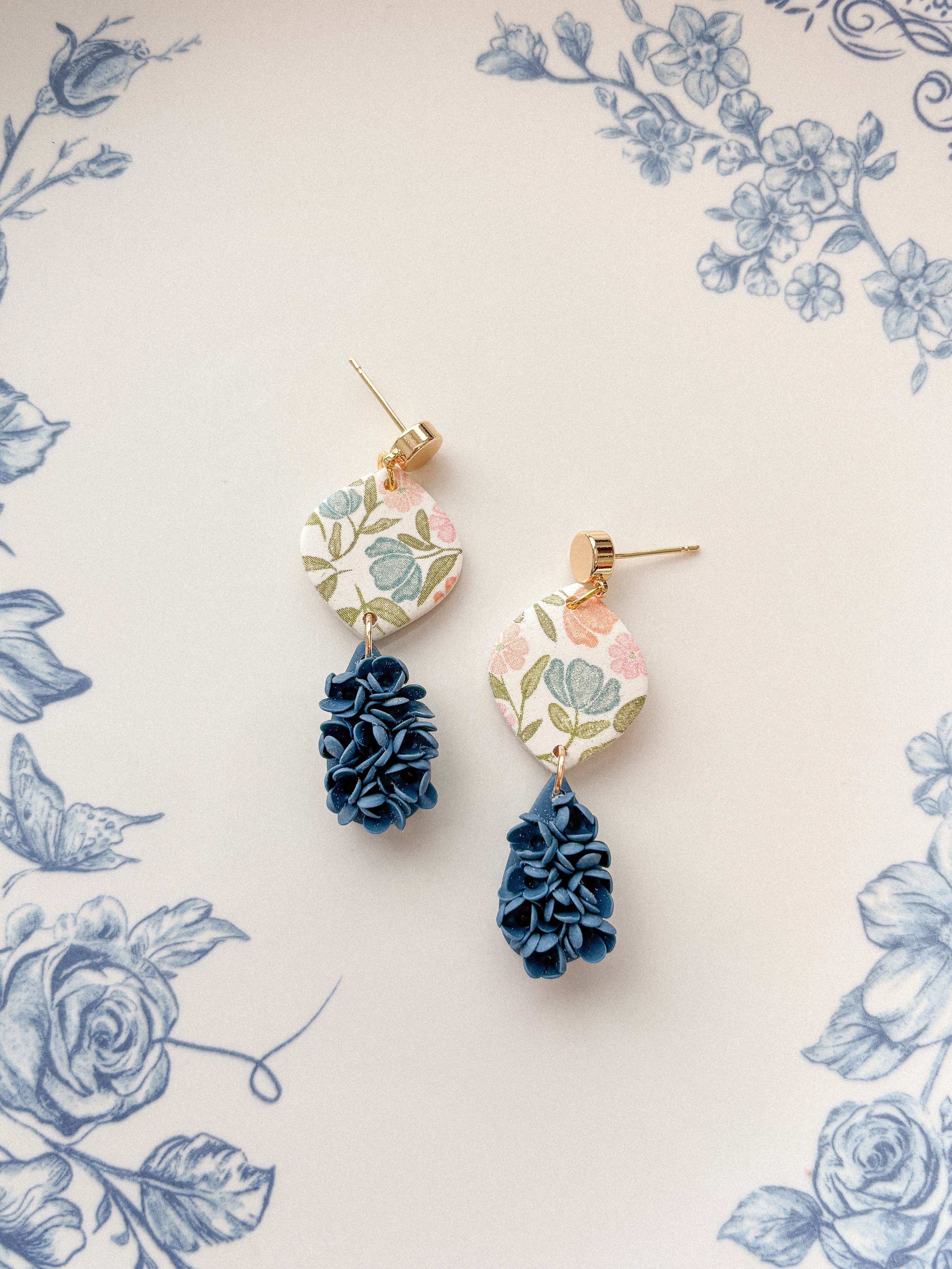 Spring Iris Earrings