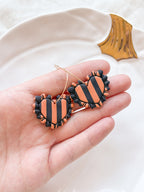 Ruffle Heart Earrings