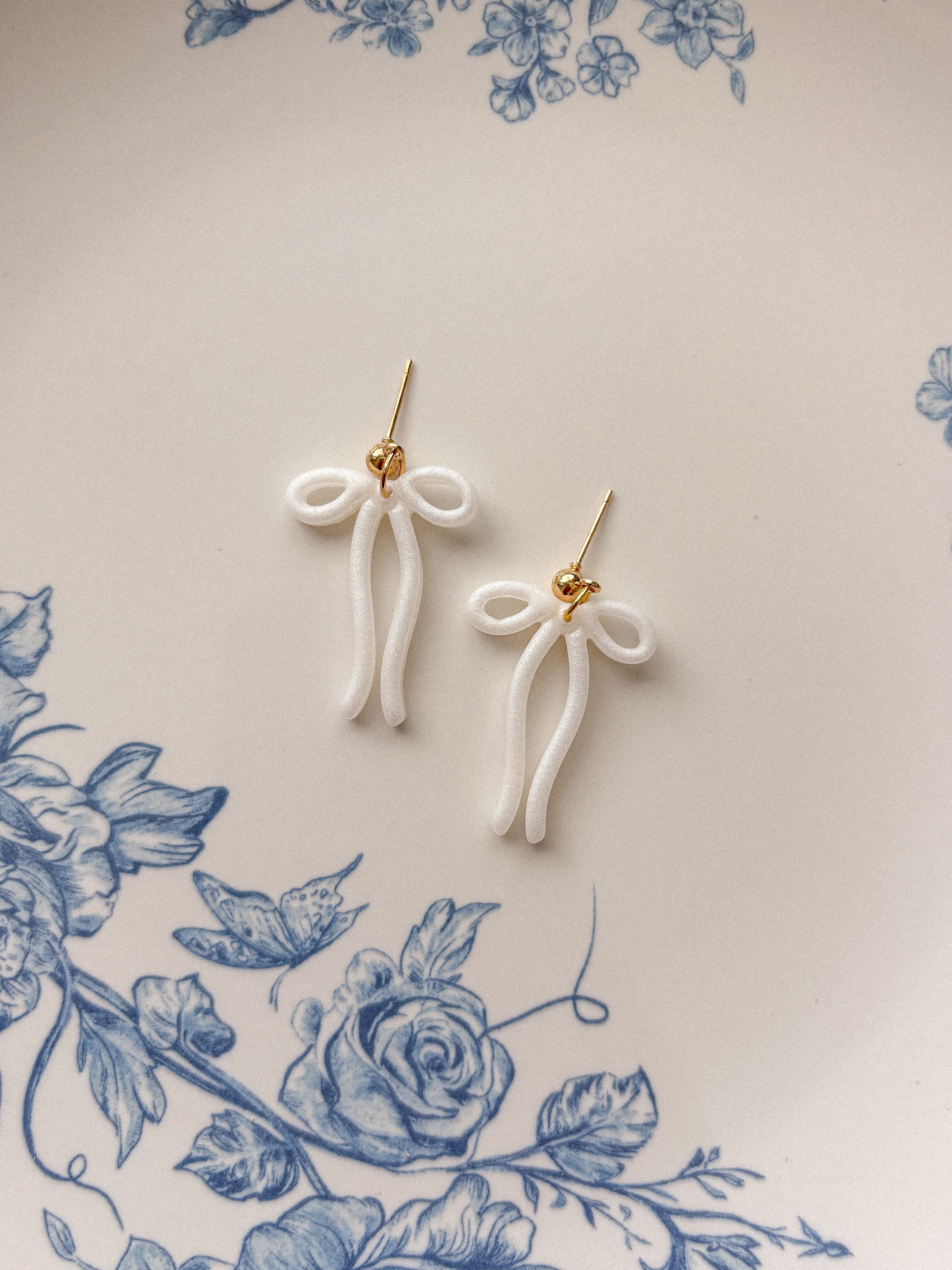 Dainty Bow Earrings