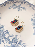 Fruit Container Dangle Earrings