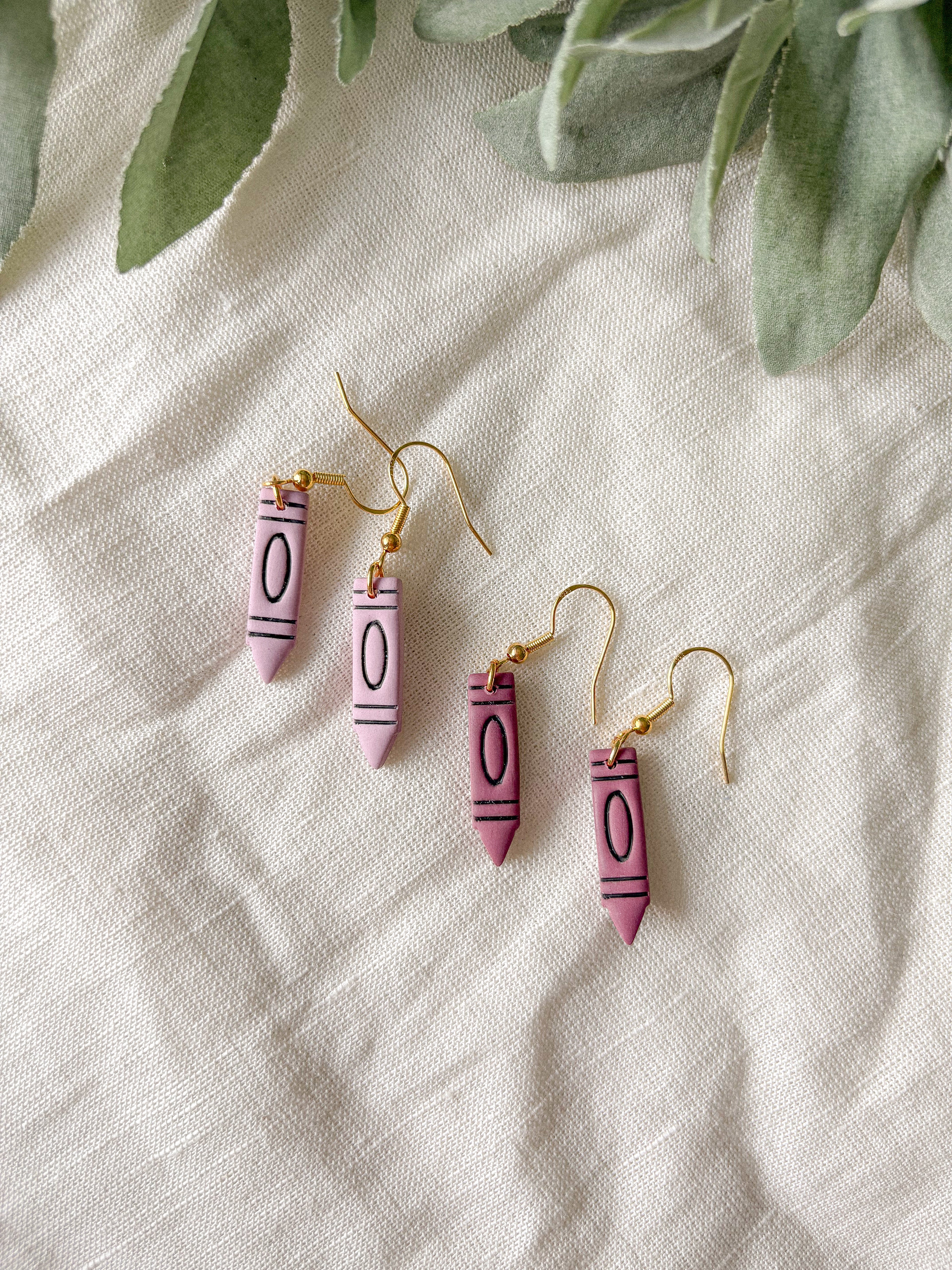 Crayon Hook Earrings