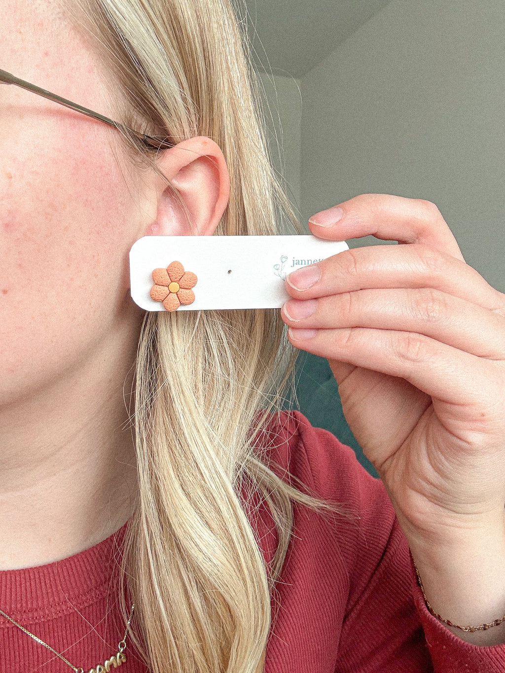 Flower Stud Earrings