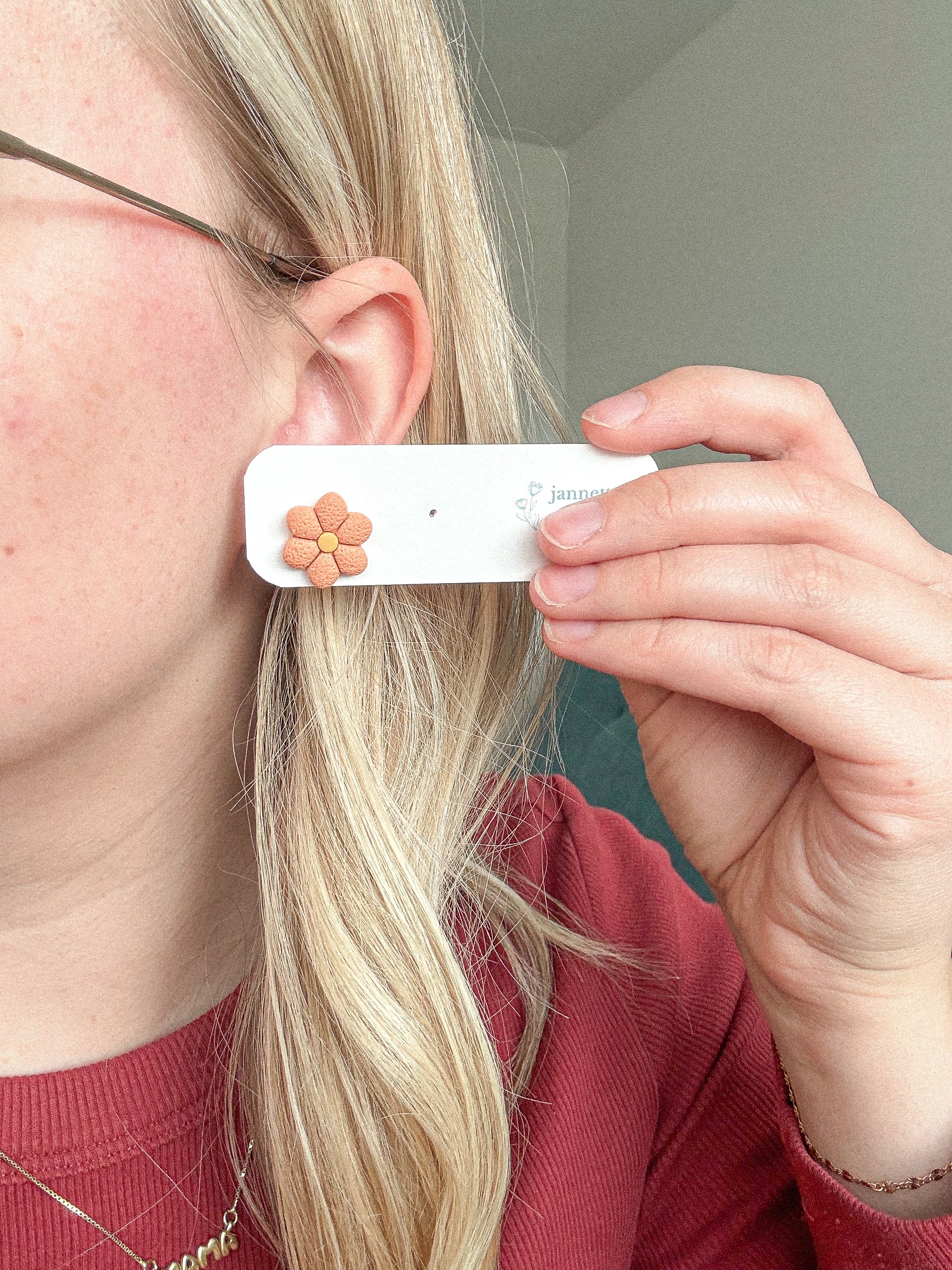 Flower Stud Earrings
