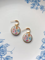 Wildflower Circle Earrings