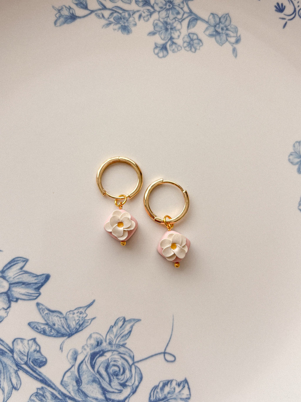 Flower Garden Charm Earrings