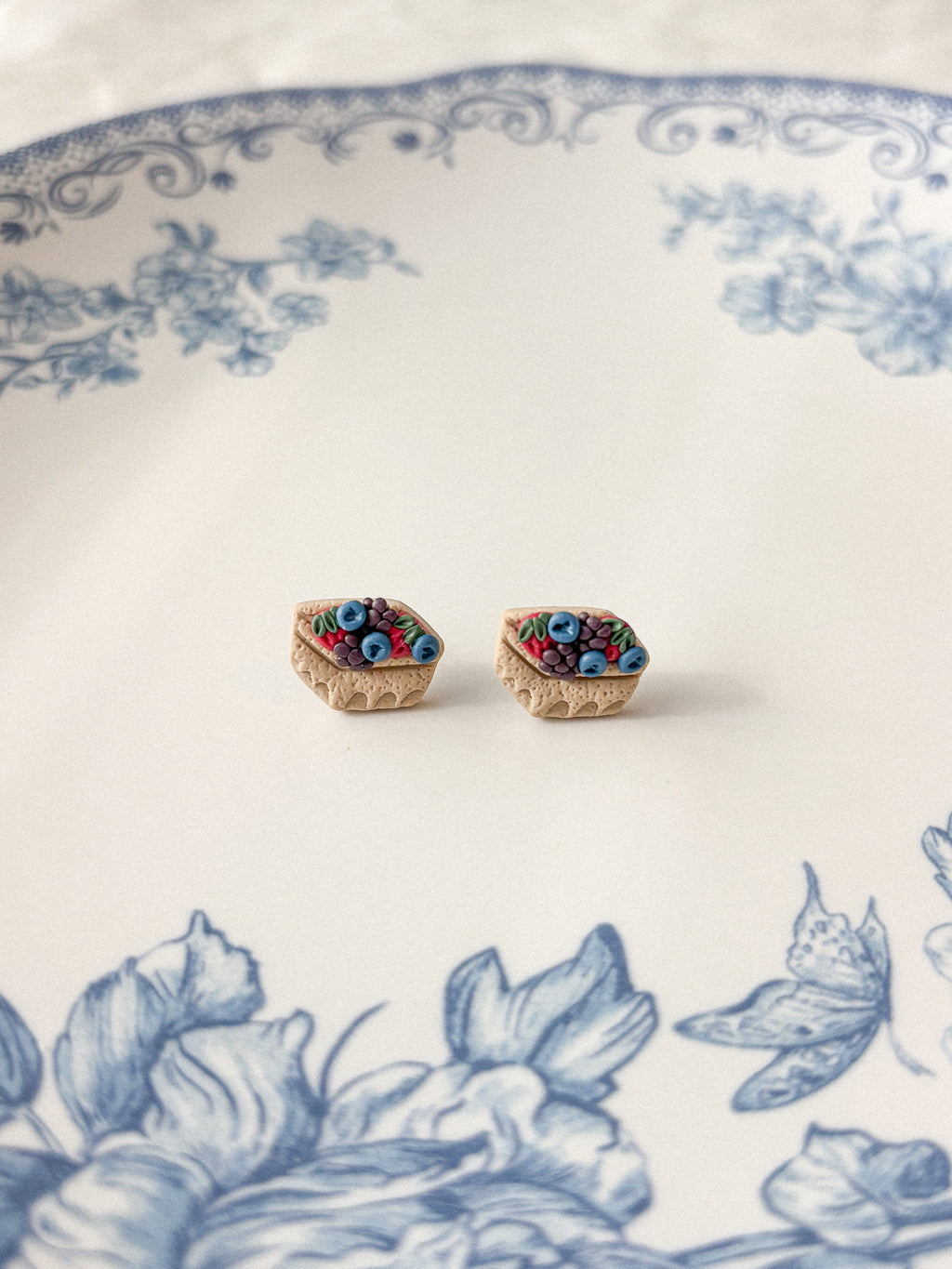 Fruit Container Stud Earrings
