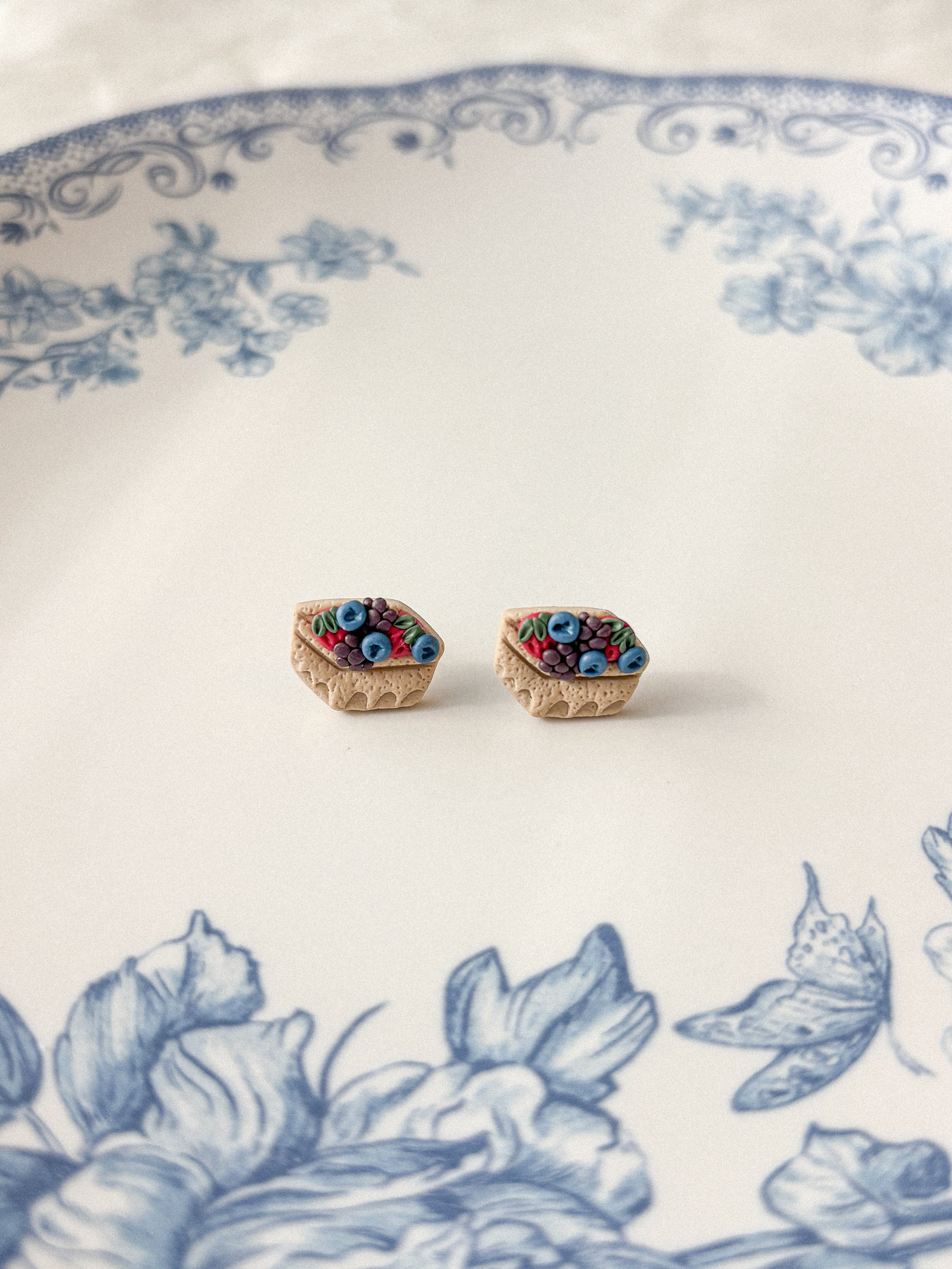 Fruit Container Stud Earrings