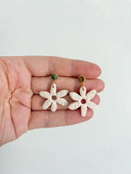 Funky Fall Flower Earrings