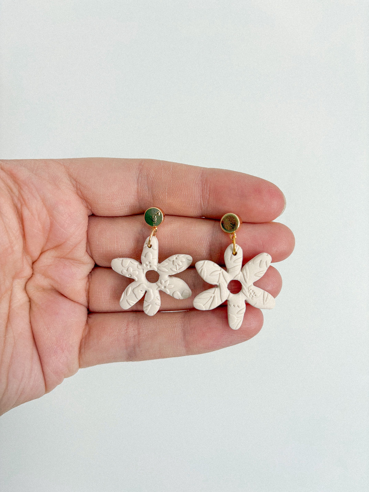 Funky Fall Flower Earrings