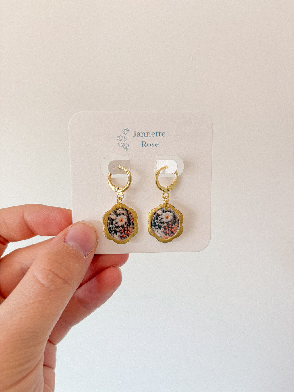 Dark Wildflower Earrings