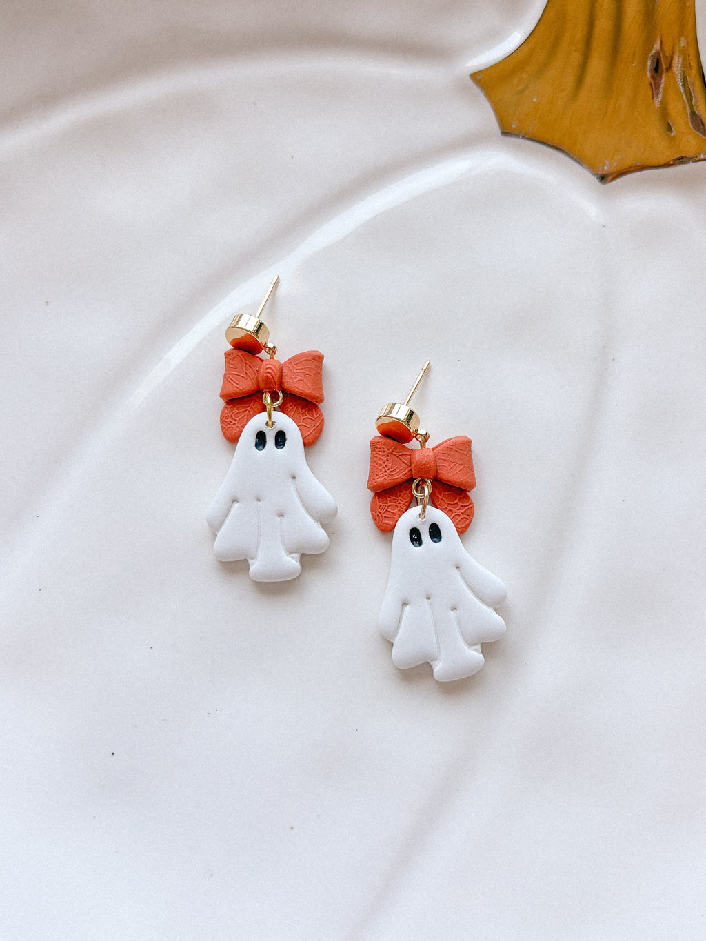 Bow Ghost Earrings