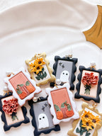 Fall Postage Stamp Earrings