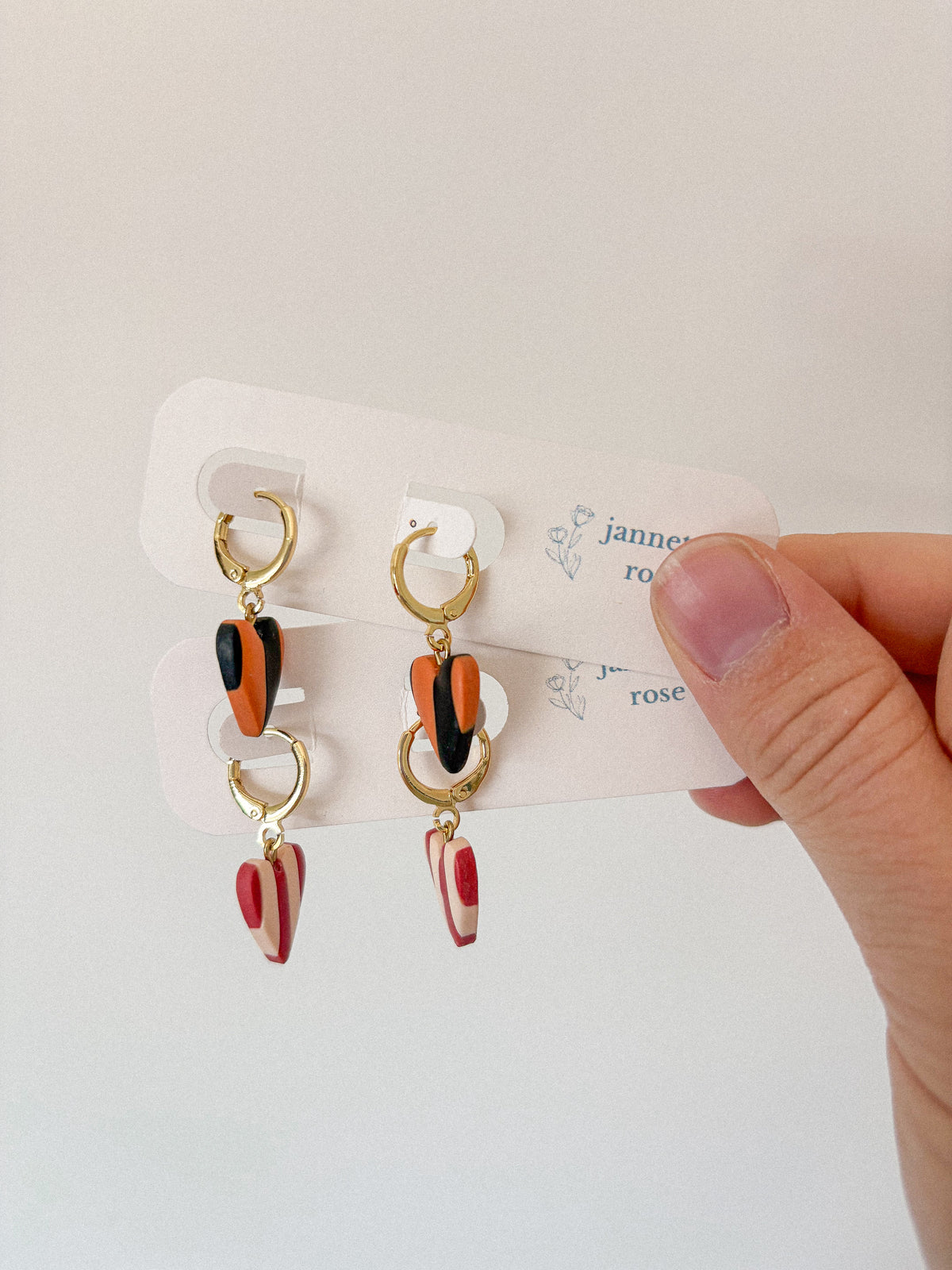 Heart Charm Earrings