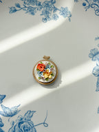 Floral Embroidery Magnet