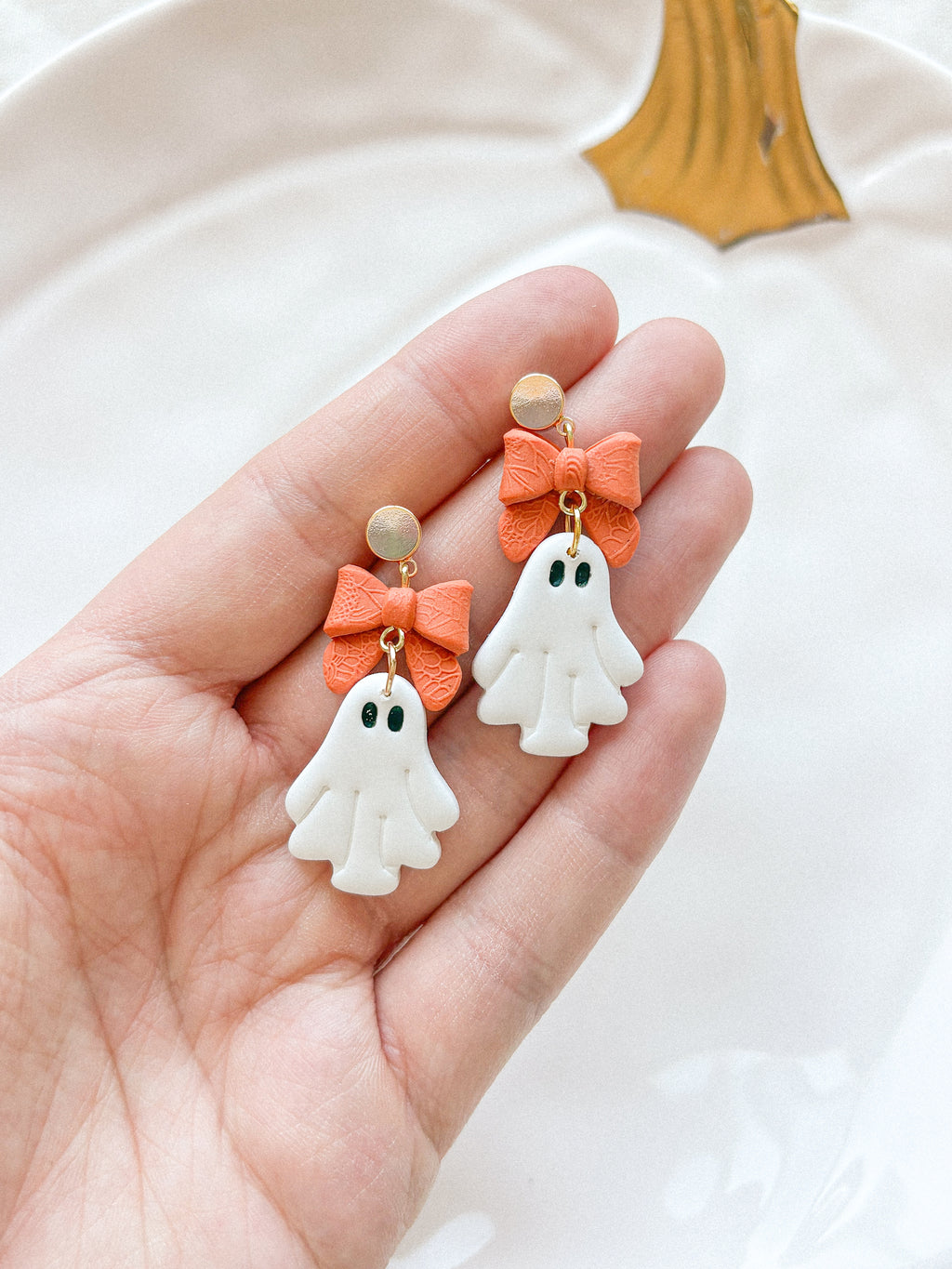 Bow Ghost Earrings