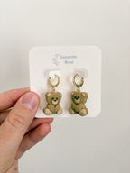 Bear Charm Earrings